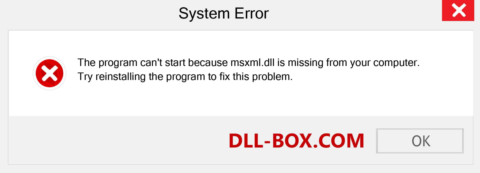  msxml.dll file is missing?. Download for Windows 7, 8, 10 - Fix  msxml dll Missing Error on Windows, photos, images